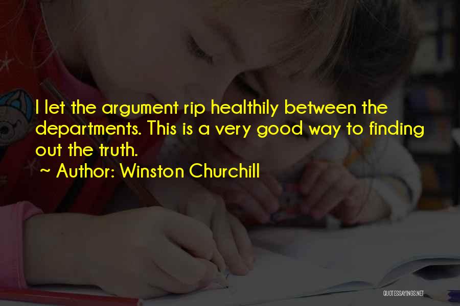 Finding The Good Quotes By Winston Churchill