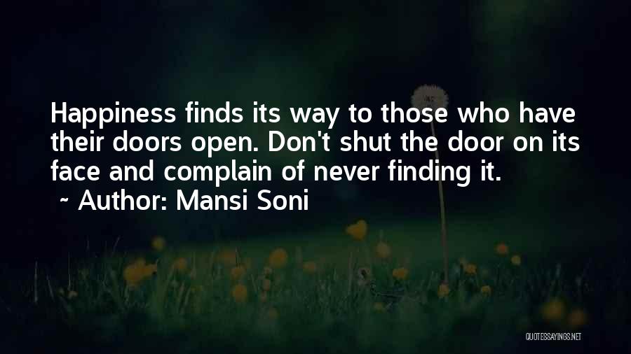 Finding The Happiness Quotes By Mansi Soni