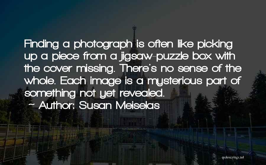 Finding The Missing Pieces Quotes By Susan Meiselas