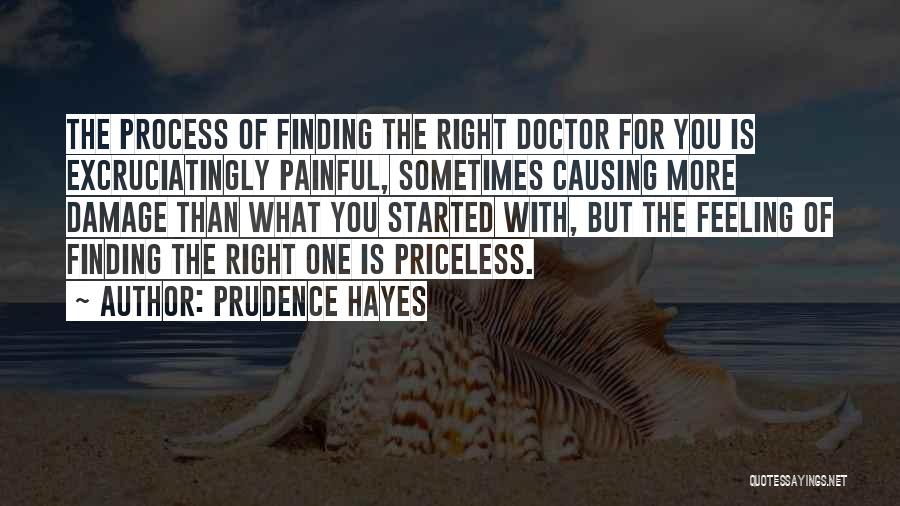 Finding The One For You Quotes By Prudence Hayes