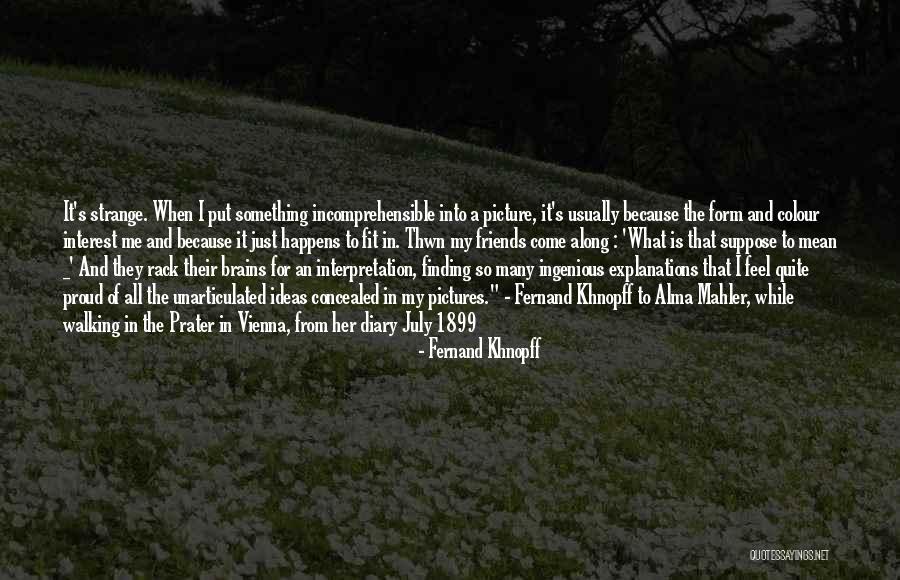 Finding The One Picture Quotes By Fernand Khnopff Finding The One Picture Quotes By Fernand Khnopff