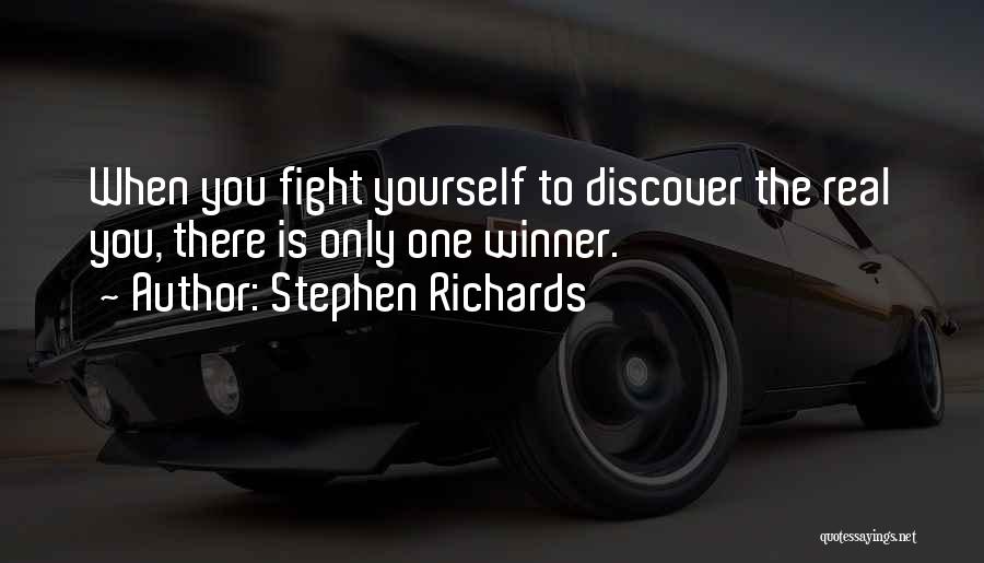 Finding The Real You Quotes By Stephen Richards