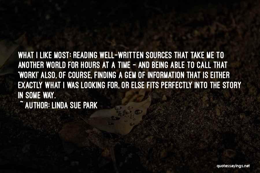 Finding The Time Quotes By Linda Sue Park