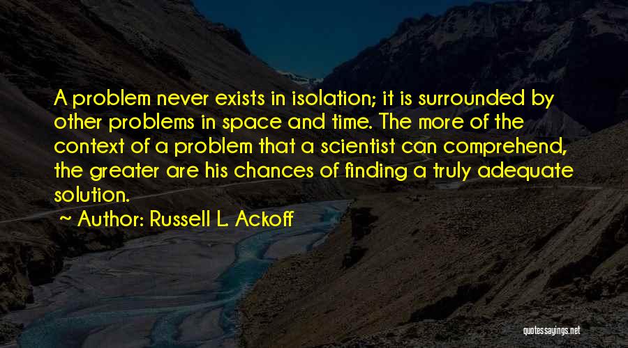 Finding The Time Quotes By Russell L. Ackoff