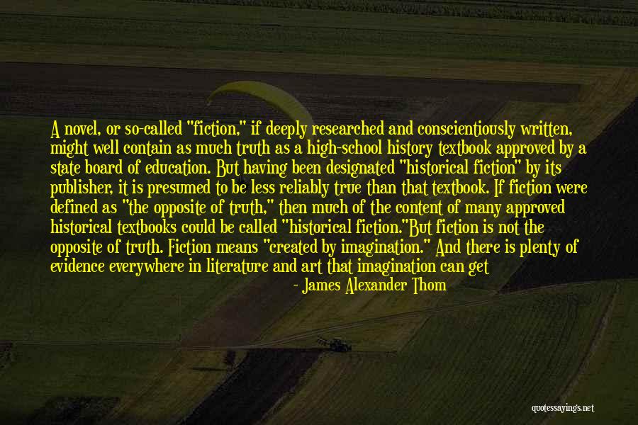 Finding The Truth Quotes By James Alexander Thom