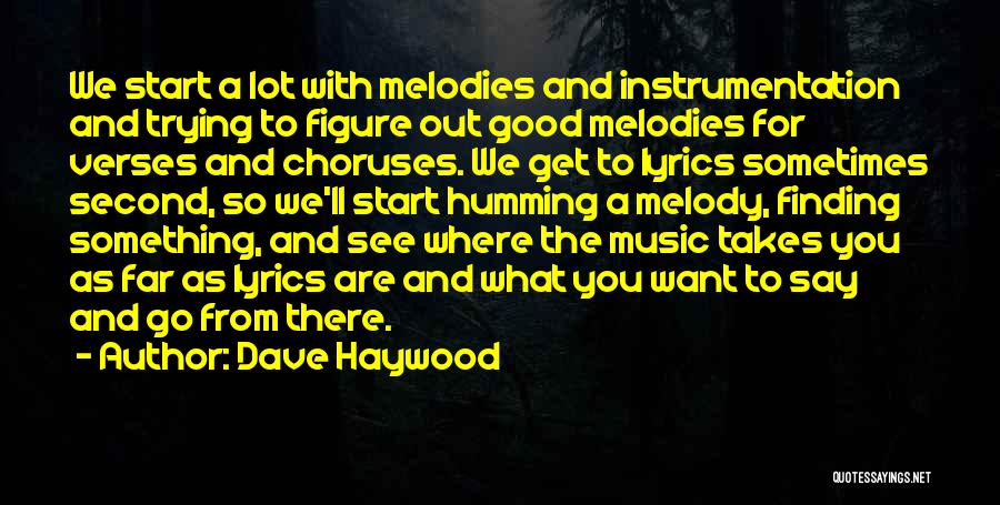 Finding What You Want Quotes By Dave Haywood