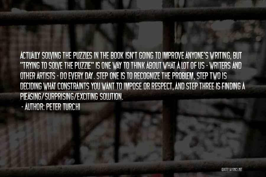 Finding What You Want Quotes By Peter Turchi