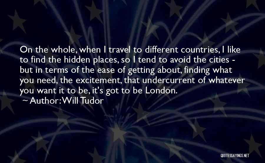 Finding What You Want Quotes By Will Tudor