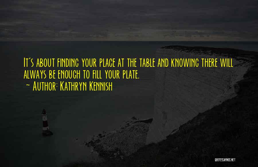 Finding Who You Really Are Quotes By Kathryn Kennish