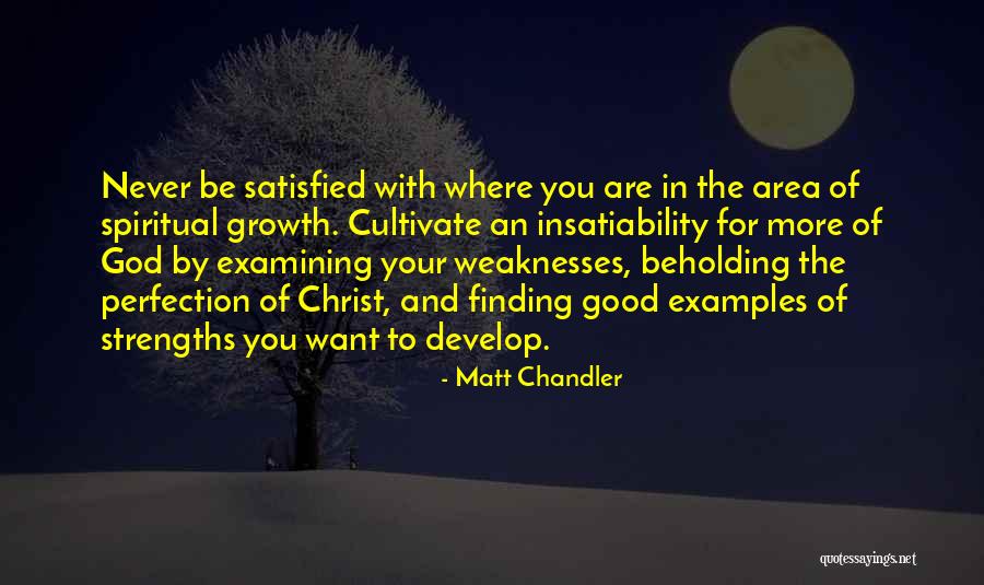 Finding Your Strengths Quotes By Matt Chandler