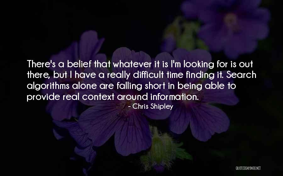 Finding Yourself Short Quotes By Chris Shipley