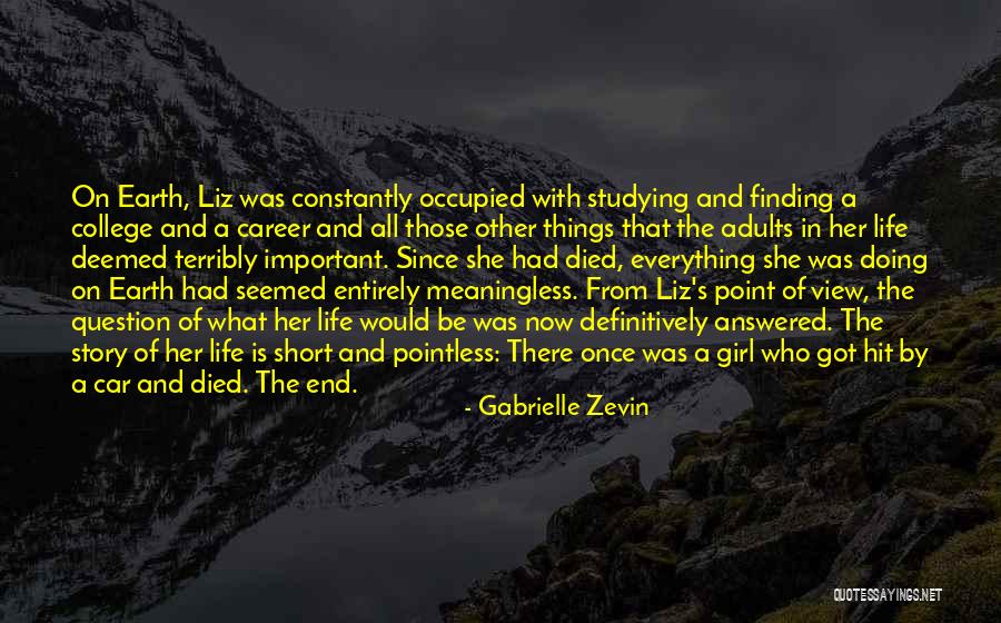 Finding Yourself Short Quotes By Gabrielle Zevin