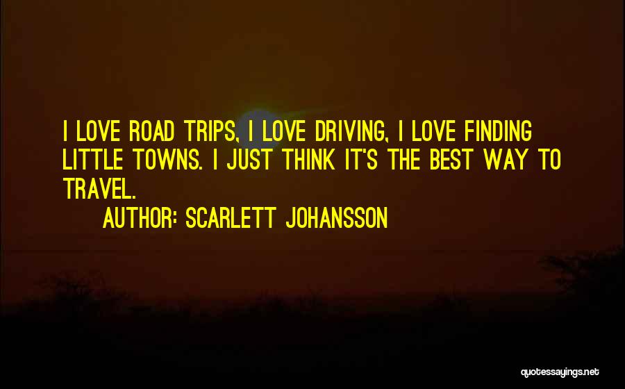 Finding Yourself Travel Quotes By Scarlett Johansson