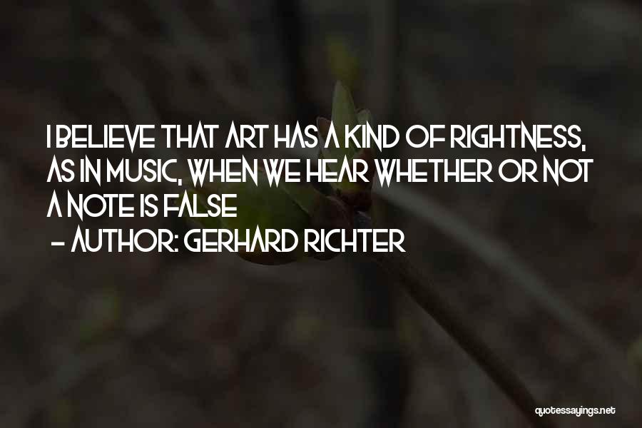 Fine Art Painting Quotes By Gerhard Richter