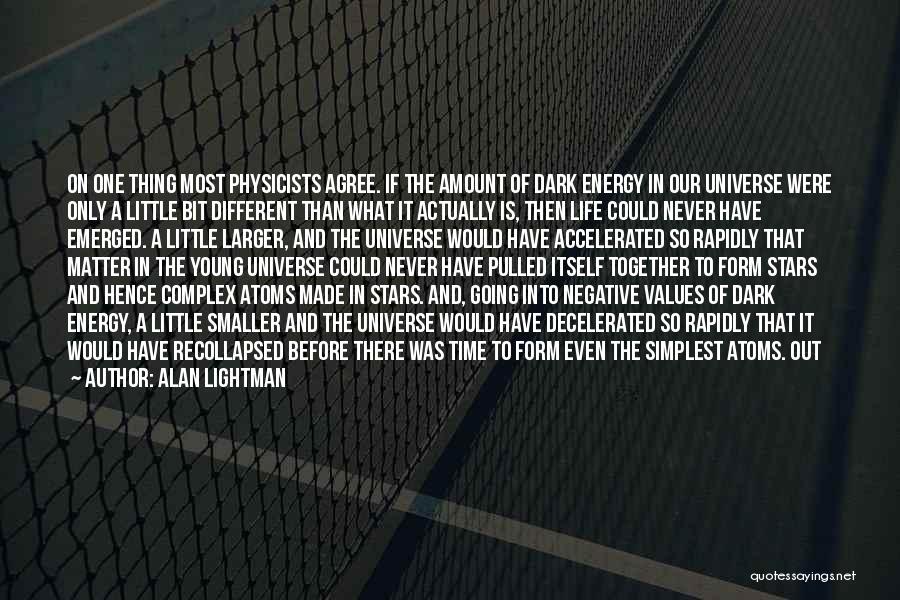 Fine Tuning Of The Universe Quotes By Alan Lightman