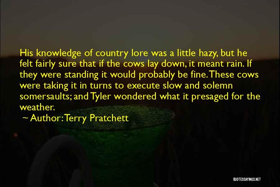 Fine Weather Quotes By Terry Pratchett