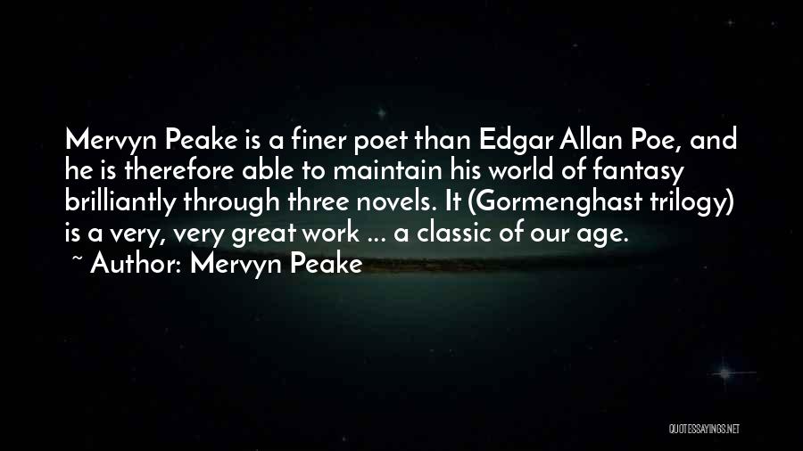 Finer Than Quotes By Mervyn Peake