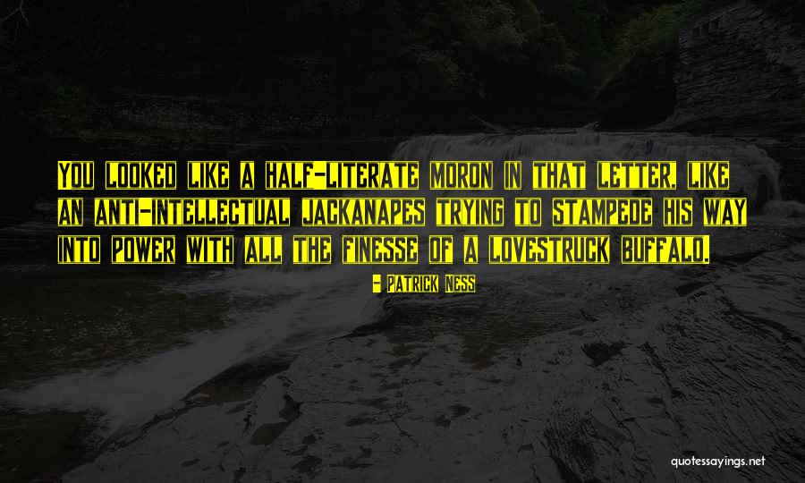 Finesse Quotes By Patrick Ness