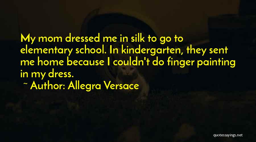 Finger Painting Quotes By Allegra Versace