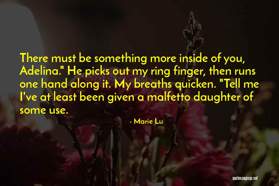 Finger Picks Quotes By Marie Lu