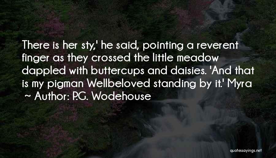 Finger Pointing Quotes By P.G. Wodehouse