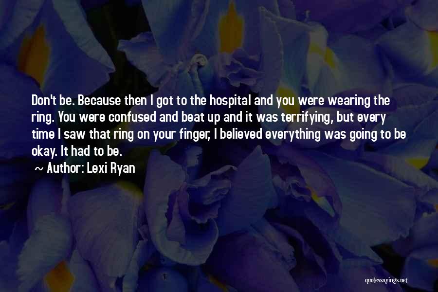 Finger Ring Quotes By Lexi Ryan