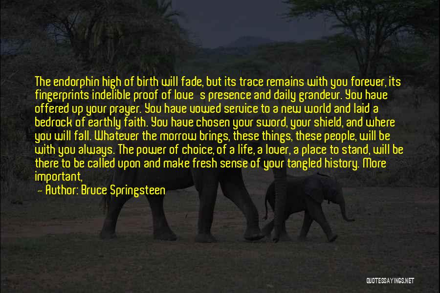 Fingerprints Life Quotes By Bruce Springsteen
