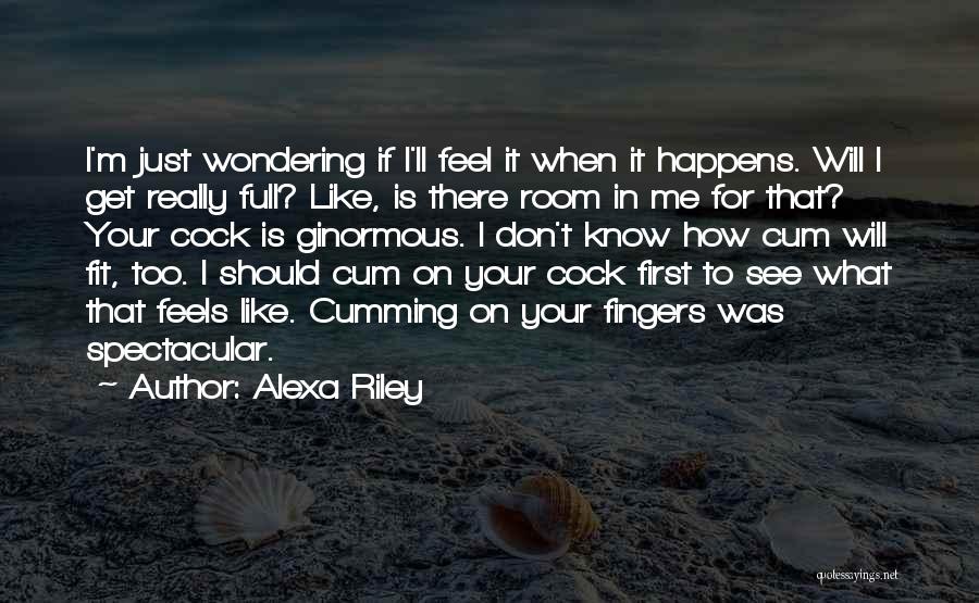 Fingers Quotes By Alexa Riley