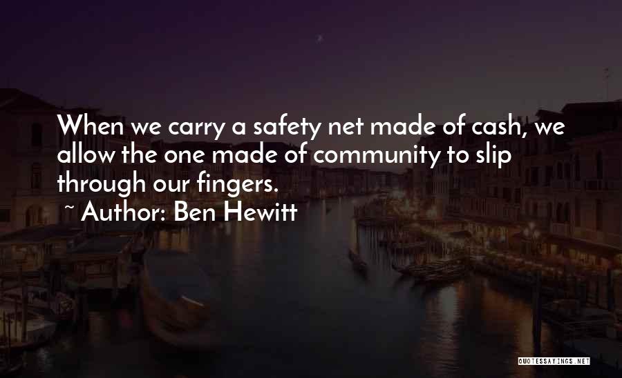 Fingers Quotes By Ben Hewitt