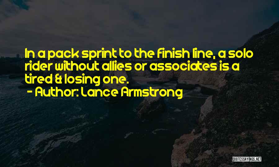 Finish Line Quotes By Lance Armstrong