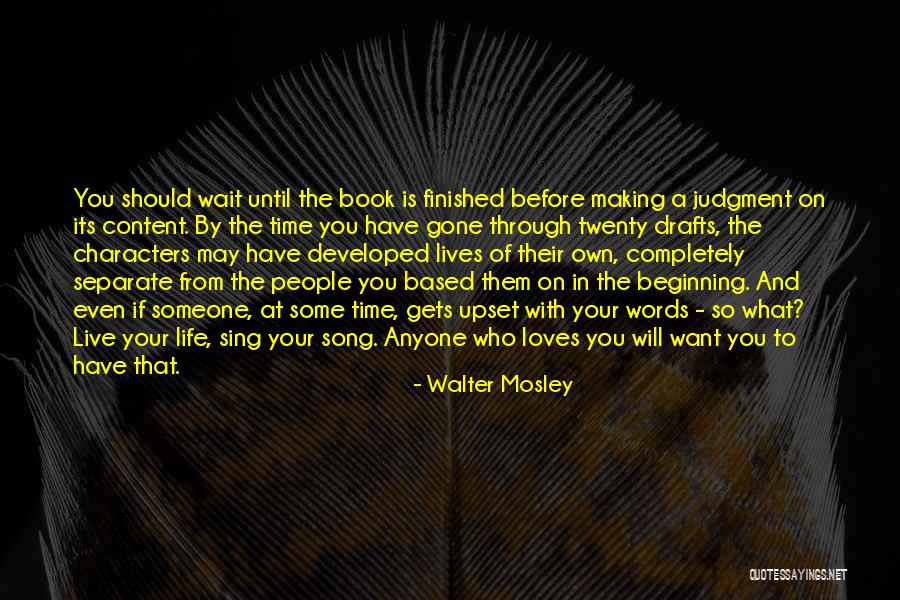 Finished Love Quotes By Walter Mosley