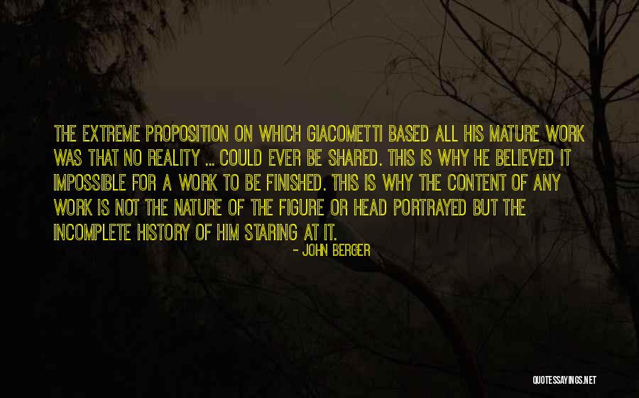 Finishing A Quotes By John Berger Finishing A Quotes By John Berger