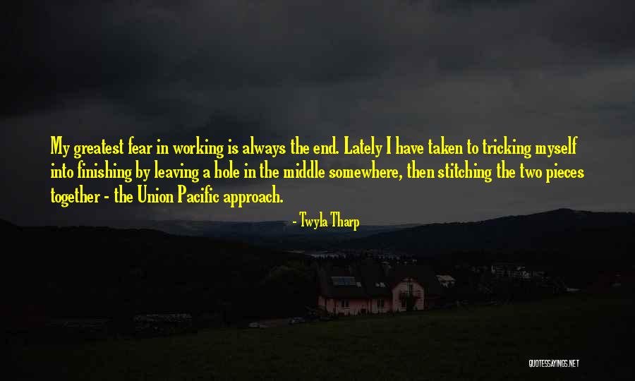 Finishing A Quotes By Twyla Tharp Finishing A Quotes By Twyla Tharp