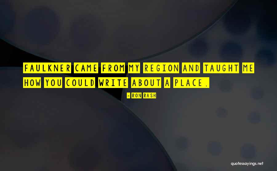 Finishing A Task Quotes By Ron Rash
