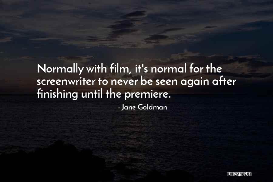 Finishing It Quotes By Jane Goldman Finishing It Quotes By Jane Goldman