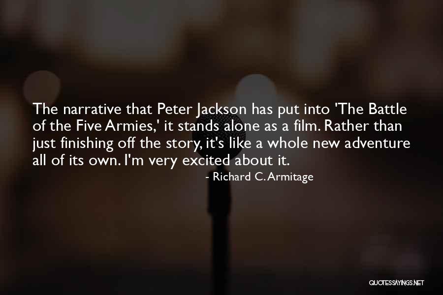 Finishing It Quotes By Richard C. Armitage Finishing It Quotes By Richard C. Armitage