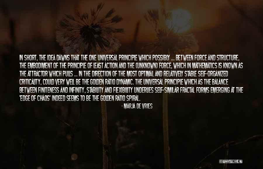 Finiteness Quotes By Marja De Vries Finiteness Quotes By Marja De Vries