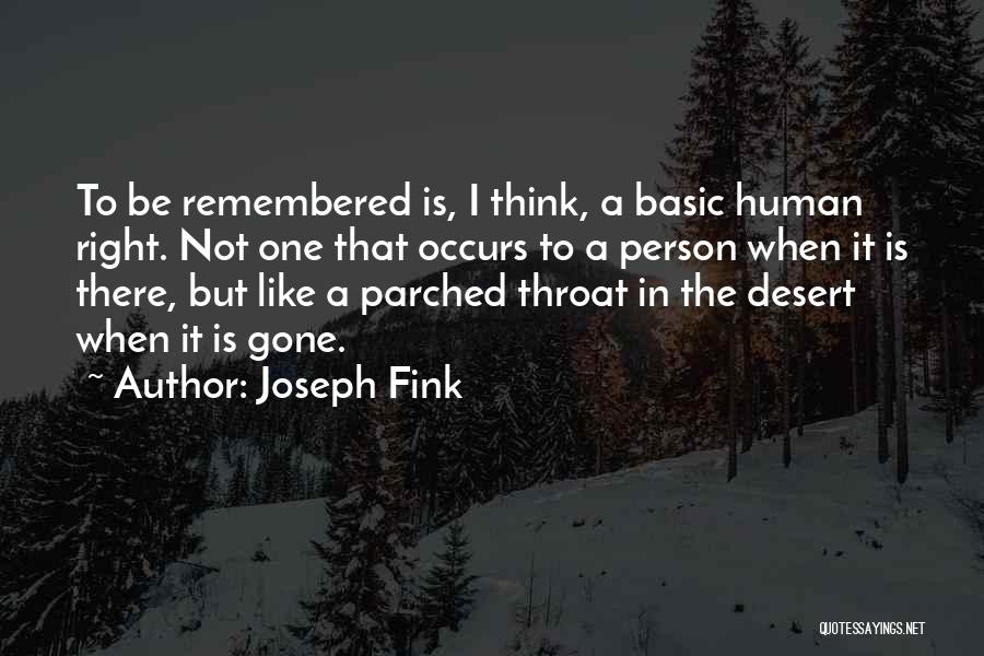 Fink Quotes By Joseph Fink