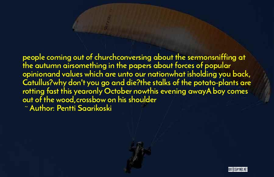 Finnish Quotes By Pentti Saarikoski