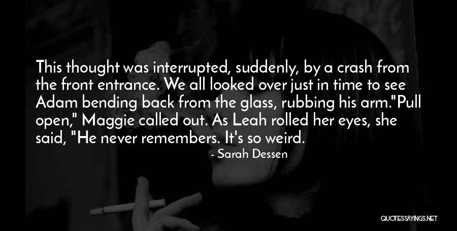 Finoux Quotes By Sarah Dessen Finoux Quotes By Sarah Dessen