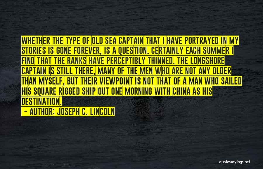Fioka Fijoka Quotes By Joseph C. Lincoln