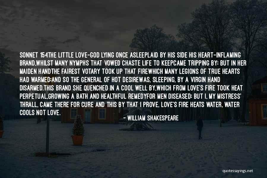 Fire And Water Love Quotes By William Shakespeare