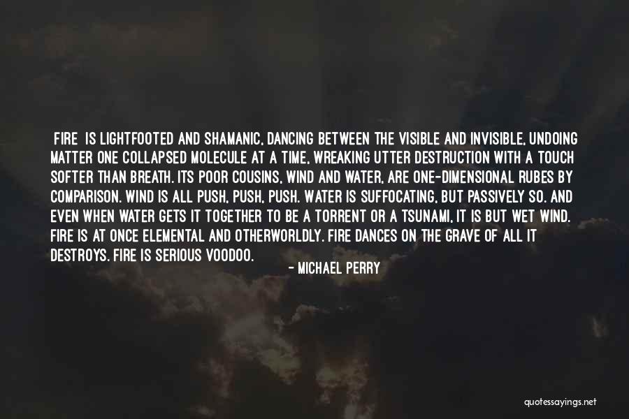 Fire And Water Quotes By Michael Perry