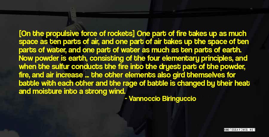 Fire And Water Quotes By Vannoccio Biringuccio