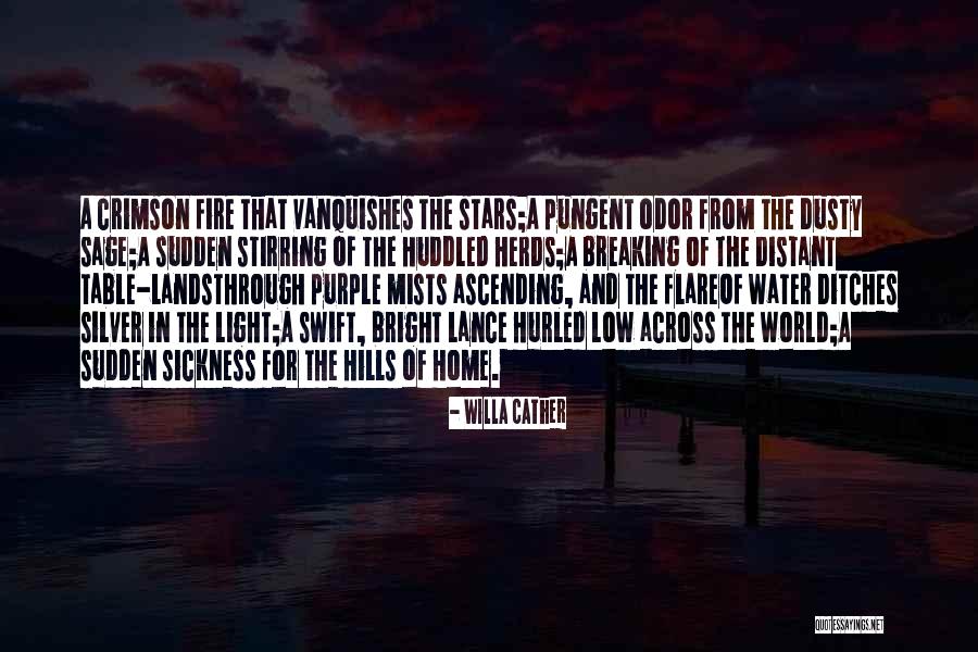 Fire And Water Quotes By Willa Cather