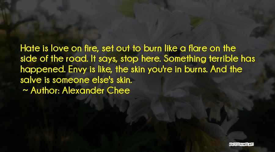 Fire Burn Quotes By Alexander Chee