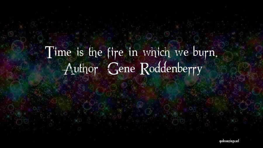 Fire Burn Quotes By Gene Roddenberry