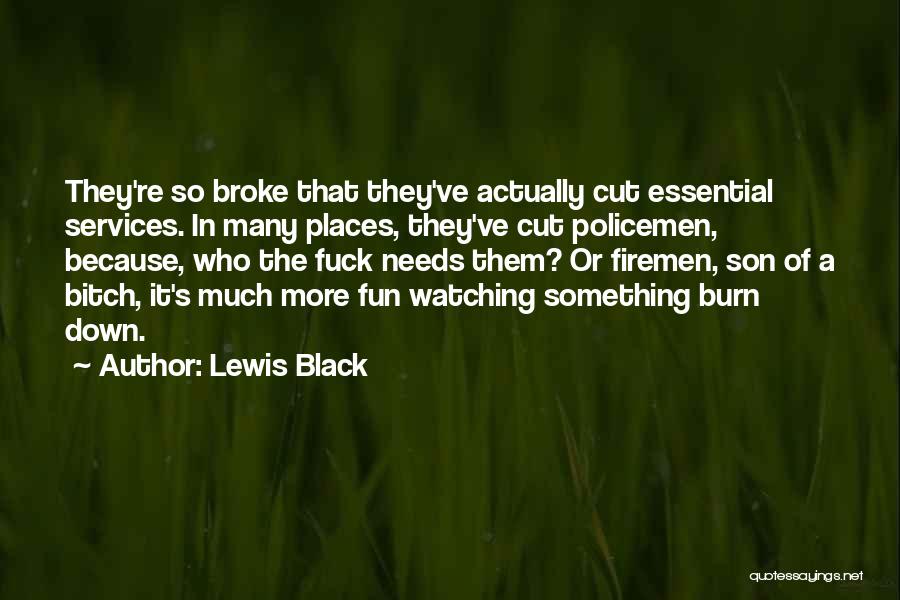 Fire Burn Quotes By Lewis Black