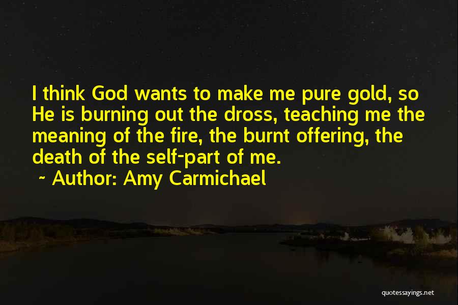 Fire Burning Out Quotes By Amy Carmichael