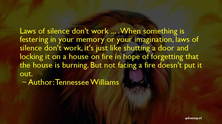 Fire Burning Out Quotes By Tennessee Williams